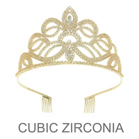 BOW CZ CROWN TIARA